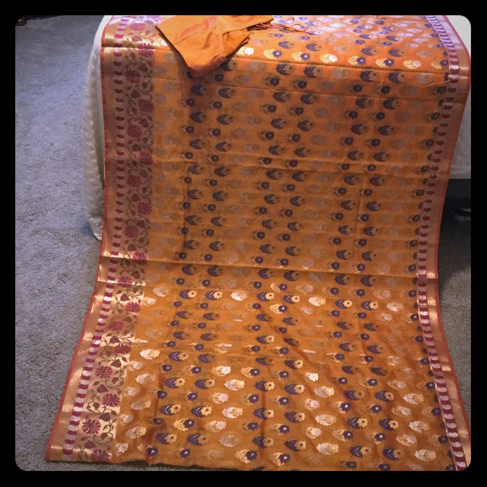 Saree sari silk Indian Pakistani woman clothings wedding Choli Lehenga Bollywood